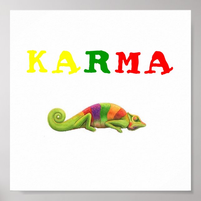 KARMA KAMELEON POSTER (Front)