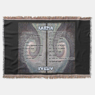 Karma Oboros Tapestry Throw Throw Blanket