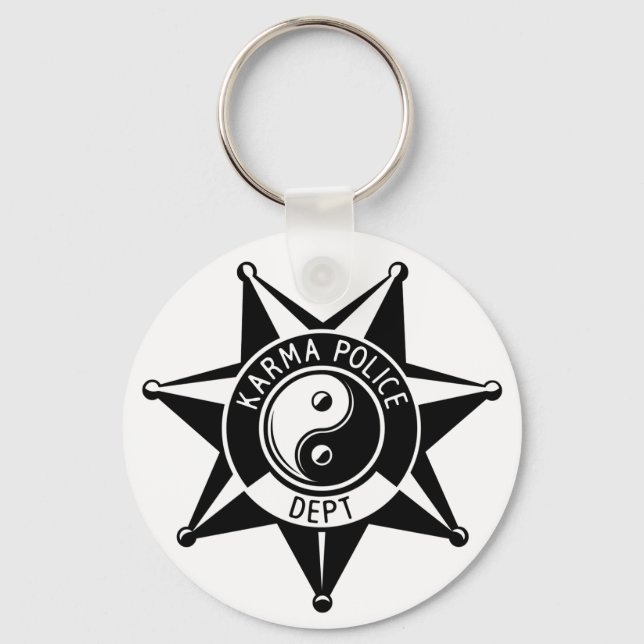 Karma Police! Keychain (Front)