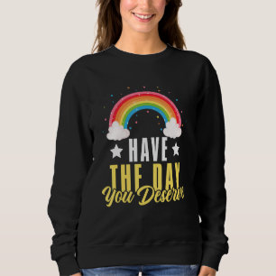 Karma Quotes Boho Rainbow  Humor Sarcastic Men Wom Sweatshirt