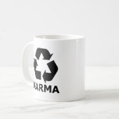 Karma Recycle Coffee Mug (Front Left)