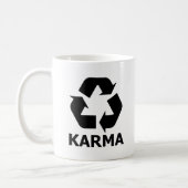 Karma Recycle Coffee Mug (Left)