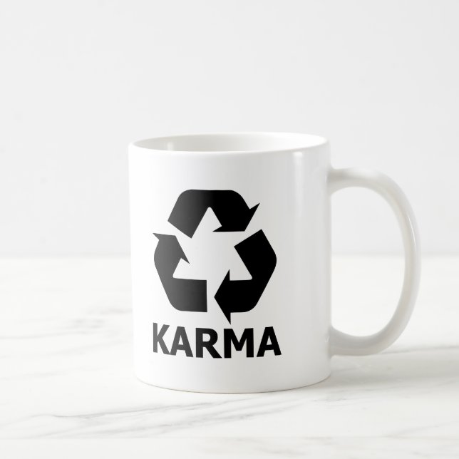 Karma Recycle Coffee Mug (Right)