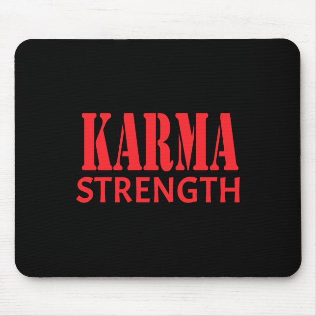 Karma Strength Sticker  Mouse Pad (Front)