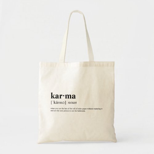 Karma Tote Bag
