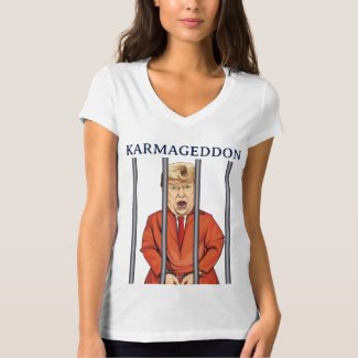 KARMAGEDDON: Trump in Prison Orange Jumpsuit Funny