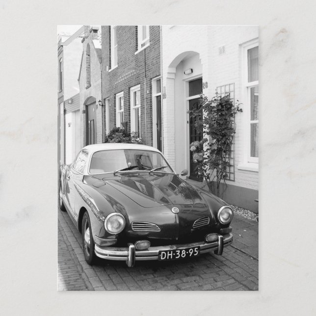 Karmann Ghia Classic Car Art Print Postcard (Front)