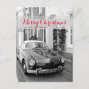 Karmann Ghia Classic Car Holiday Postcard