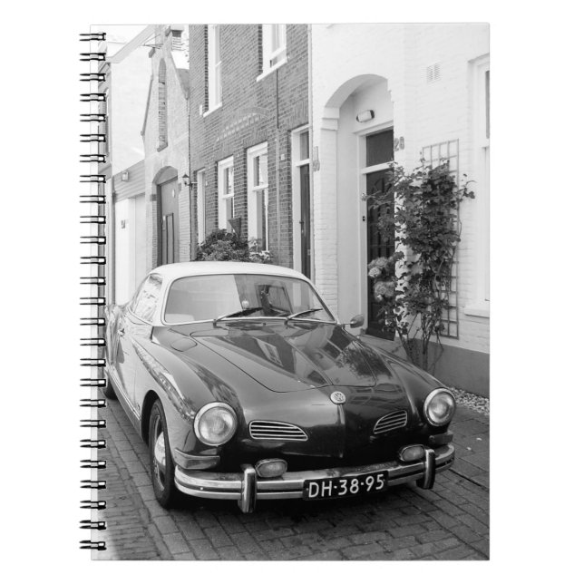 Karmann Ghia Classic Car Notebook (Front)