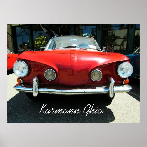 Karmann Ghia Poster