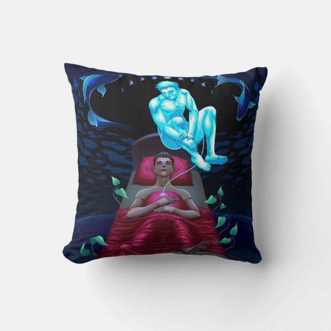 Karmic Throw Pillow (Front)