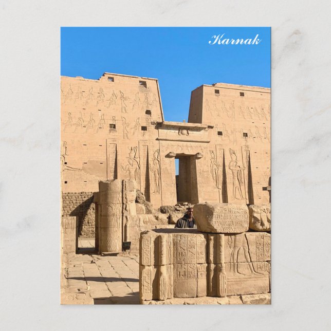Karnak - Egypt Postcard (Front)