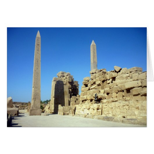karnak ruins cards (Front Horizontal)