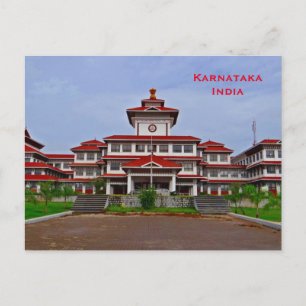 Karnataka India Vintage Tourism Travel Add Postcard