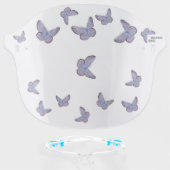 Karner Blue - The Endangered Face Shield (Front w/Glasses)
