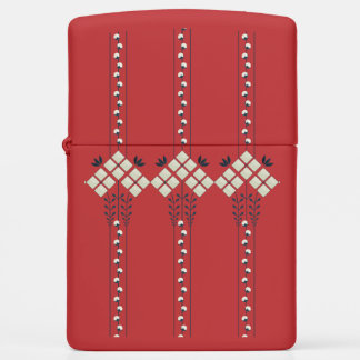 Karo flowers and curls pattern 003 zippo lighter