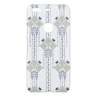 Karo flowers and curls pattern uncommon google pixel case