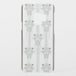 Karo flowers and curls pattern uncommon samsung galaxy s9 case