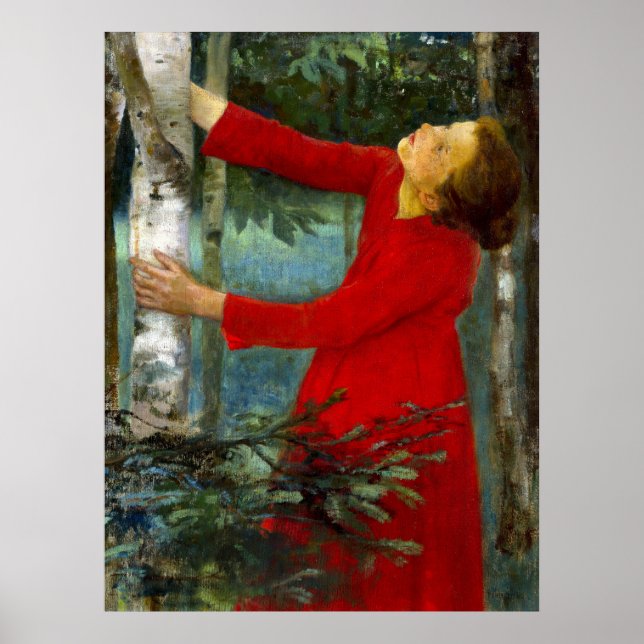 Károly Ferenczy - Birdsong Poster (Front)
