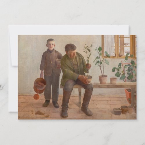 Károly Ferenczy - Gardeners Thank You Card