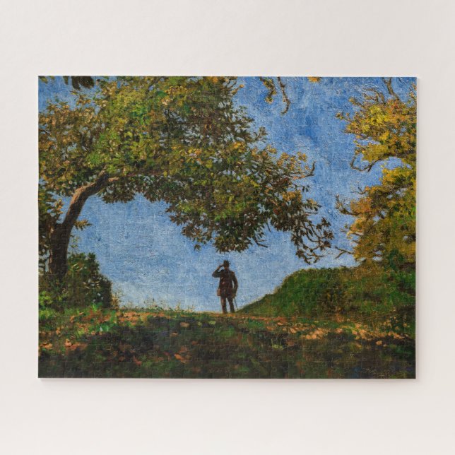 Károly Ferenczy - On the Hilltop Jigsaw Puzzle (Horizontal)
