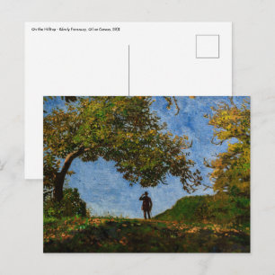 Károly Ferenczy - On the Hilltop Postcard