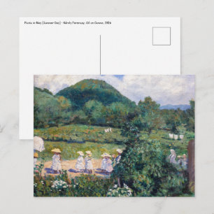 Károly Ferenczy - Picnic in May (Summer Day) Postcard
