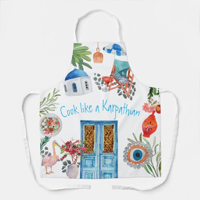 Karpathos Breeze Apron  (Front)