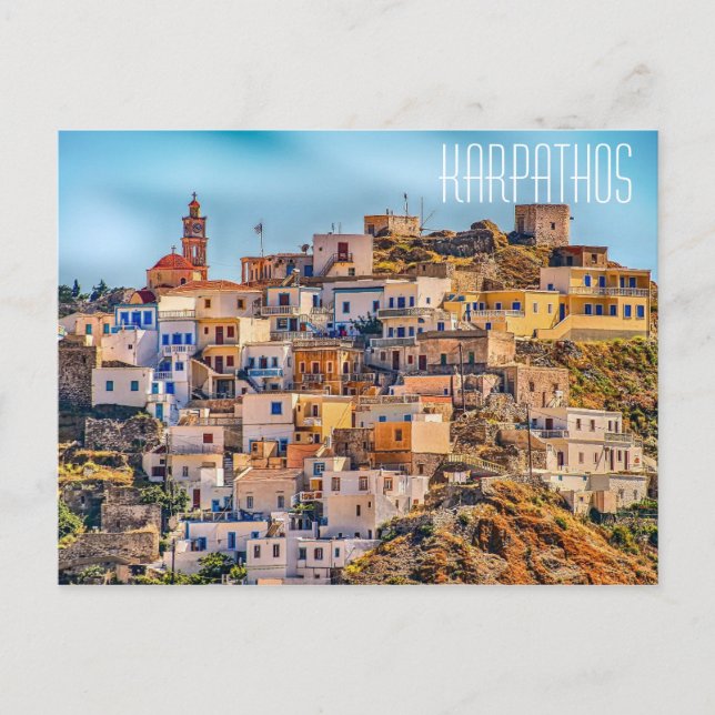 Karpathos Greece Postcard (Front)