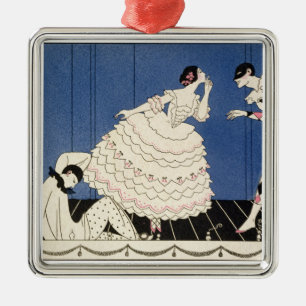 Karsavina, 1914 (pochoir print) metal ornament