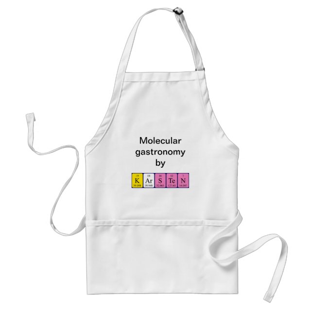 Karsten periodic table name apron (Front)