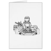 Kart Racer Pencil Sketch (Front)
