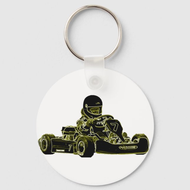 Kart Racing Keychain (Front)