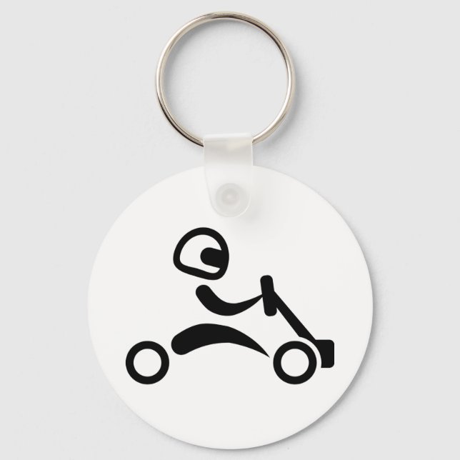 Kart racing keychain (Front)