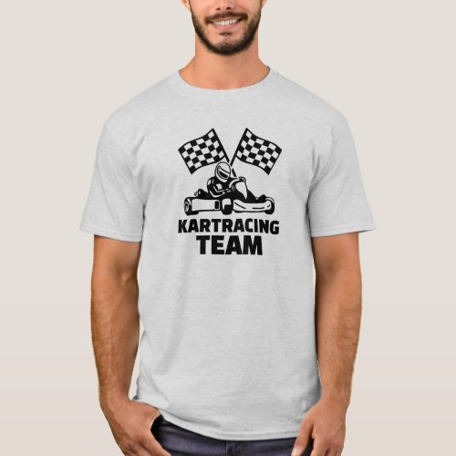 Kart racing team T_Shirt