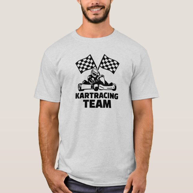 Kart racing team T-Shirt (Front)
