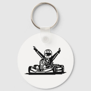 Kart winner keychain