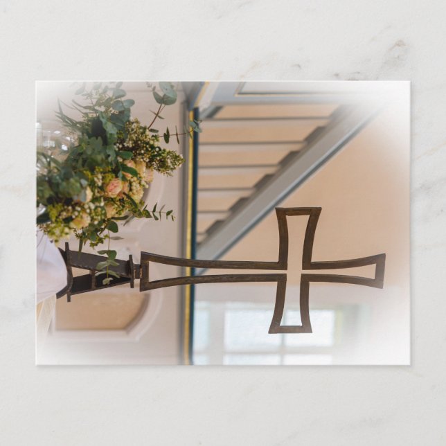 Karte mit Kreuz  Postcard (Front)