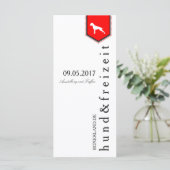 Karten, weiß, klar, modern (Standing Front)