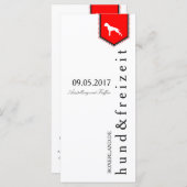 Karten, weiß, klar, modern (Front/Back)