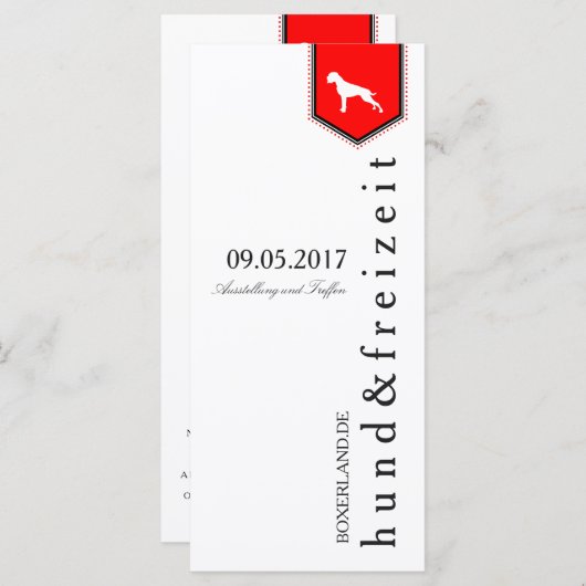 Karten, weiß, klar, modern (Front/Back)