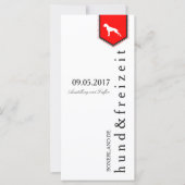 Karten, weiß, klar, modern (Front)