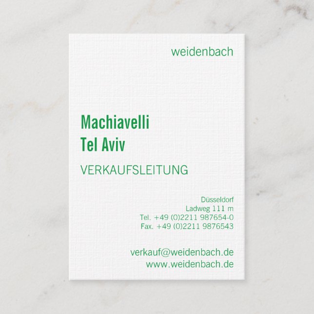 Kartenhaus | Ungewöhnliche Geschäftsausstattung  Business Card (Front)
