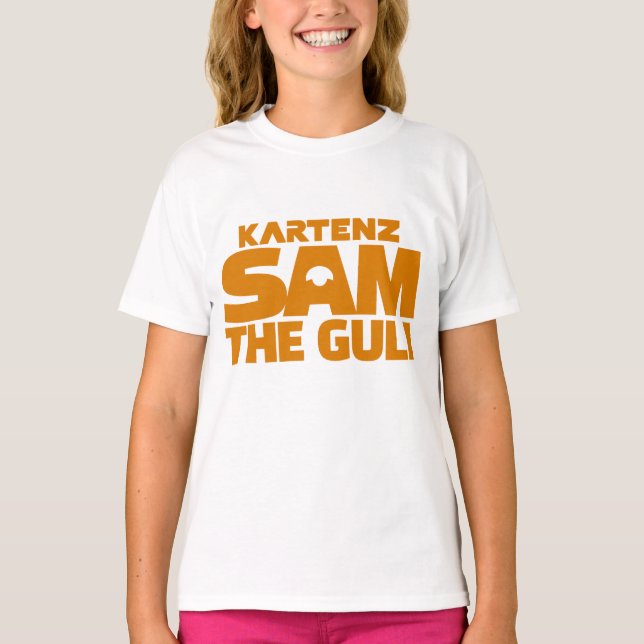 Kartenz Sam the Gull Logo T-Shirt by Wighar (Front)
