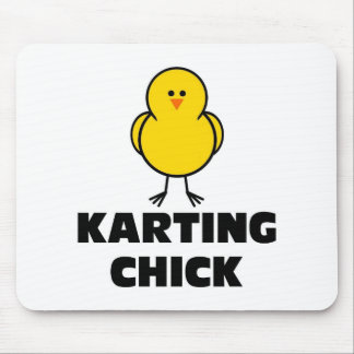 Karting Chick Mouse Pad