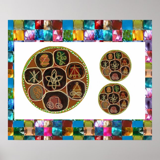 KARUNA Reiki Healing Symbols 2014 Poster (Front)