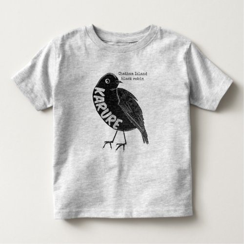 Karure Chatham Island black robin Toddler T_shirt