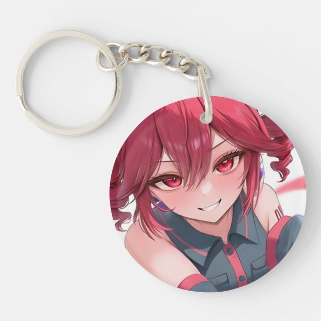 Kasane Teto Keychain (Front)