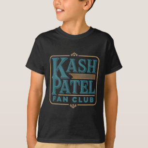 Kash Patel Fan Club Vintage Logo President Trump N T-Shirt