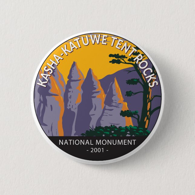Kasha - Katuwe Tent Rocks National Monument  Button (Front)